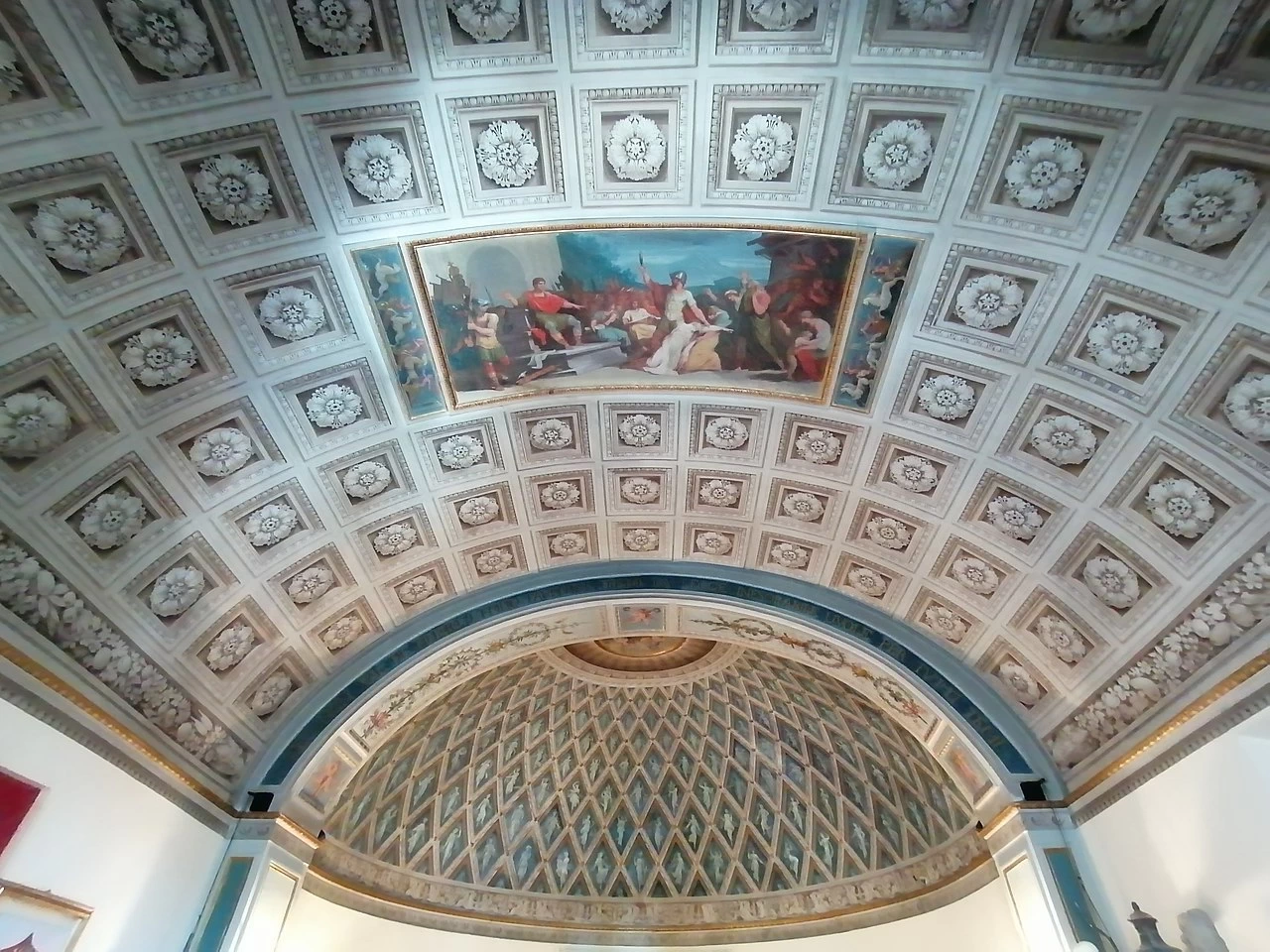 La sala del Sindaco a Jesi con il Sacrificio di Virginia